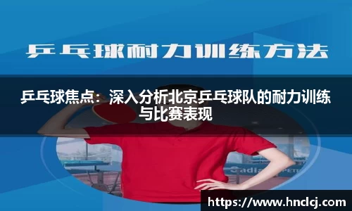 乒乓球焦点：深入分析北京乒乓球队的耐力训练与比赛表现
